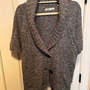 Old Navy Charcoal Short Sleeve Cardigan